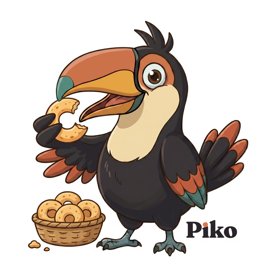 Piko chipa sticker